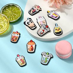 50 Stück 10 Stile PVC-Kunststoff-Cabochons&nbsp;KY-CJ0001-98