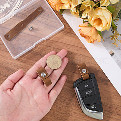3 Beutel Kunstleder Auto Schlüsselanhänger Riemen&nbsp;FIND-CL0001-80B
