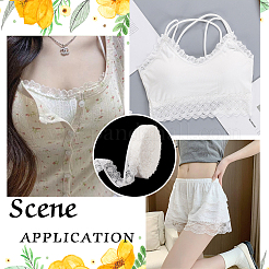 20 ярд нейлоновой эластичной кружевной отделки в форме сердца OCOR-FG0001-90