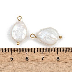 Подвески из натурального пресноводного жемчуга Кеши STAS-D378-06B-G