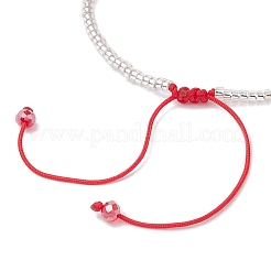 Плетеные браслеты из стеклянных бусин BJEW-MZ00176-07