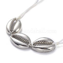 Braccialetto intrecciato cavo di nylon regolabile&nbsp;BJEW-JB05617