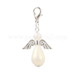 Ангел абс пластик имитация жемчуга кулон украшения&nbsp;HJEW-JM03423