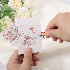 Железная визитница AJEW-WH0542-018C