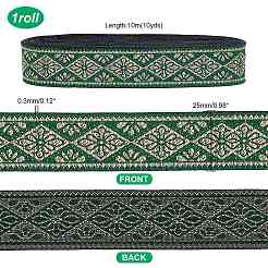 Rubans plats polyester broderies ethniques&nbsp;OCOR-WH0074-26