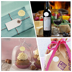 12 лист 2 цветов бумажные самоклеящиеся наклейки с восковой печатью STIC-CP0001-12