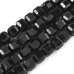 Натуральный черный агат бисер нитей&nbsp;G-C267-A10