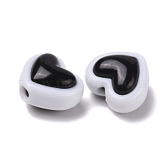 Двухцветные акриловые бусины&nbsp;OACR-U003-06