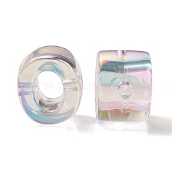 УФ-покрытие радужными переливающимися акриловыми бусинами&nbsp;OACR-C012-02E-1