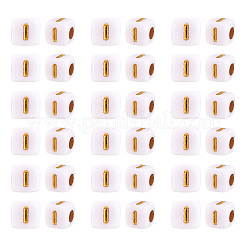 Непрозрачные акриловые бусины MACR-TAG0001-07I