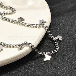 Браслеты-бабочки из нержавеющей стали 304 BJEW-R021-06P