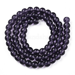 Fili di perline do vetro trasparente&nbsp;GLAA-T032-T6mm-03