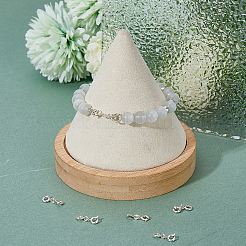 6 шт. 925 двойных пружинных кольца из стерлингового серебра STER-DC0001-22