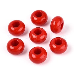 Undurchsichtige europäische Acrylperlen zum Valentinstag&nbsp;SACR-N019-03M2