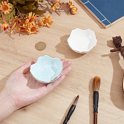 2шт. 2-х цветный фарфоровый держатель для кистей&nbsp;OFST-PH0001-06B