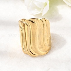 Кольца-манжеты из нержавеющей стали 304 для женщин&nbsp;RJEW-K313-17G