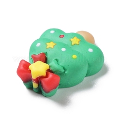 Кабошоны из непрозрачной смолы с рождественской тематикой RESI-Q217-03C