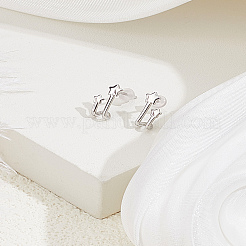 1 пара серег-гвоздиков из латуни&nbsp;EJEW-LP0013-06