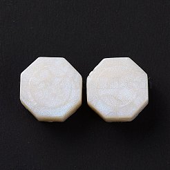 幻色のシーリングワックス粒子  レトロシーリング印鑑用  八角形  ライトブルー  9mm  約1500個/500g&nbsp;DIY-E033-A42