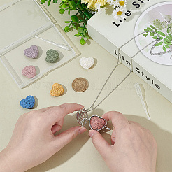 Ожерелья с подвесками из полой клетки из цинкового сплава&nbsp;NJEW-PH0001-44D