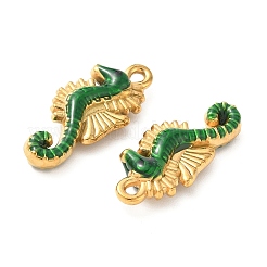 Подвески из нержавеющей стали 304 с эмалью&nbsp;STAS-I346-19G-05B