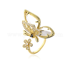 Кольца-манжеты из сплава со стразами и стеклом FS-WGA8111-01