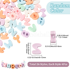 104 шт. 26 вида непрозрачных смоляных бусин&nbsp;RESI-SP0001-53