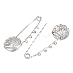 Broches de broche con forma de concha&nbsp;SA-CBA098D-16F-P04