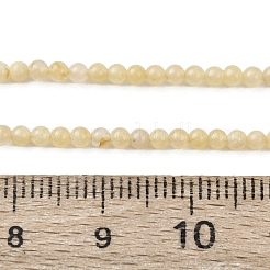 Природный Топаз нефрита бисер нитей G-Z116-A11-2mm