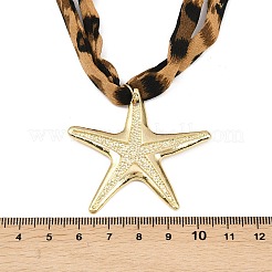 Кулон в виде морской звезды из морского сплава&nbsp;NJEW-A066-06G