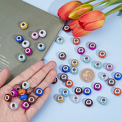 Имитация бирюзового стиля акриловые европейские бусины&nbsp;OPDL-PH0001-03