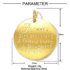 Подвески из нержавеющей стали 304 STAS-OY001-43G