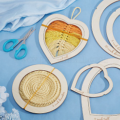 1 набор деревянных кисточек для обрезки бахромы AJEW-HY0001-75A