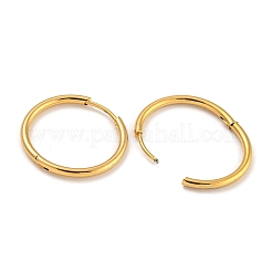 Серьги-кольца Huggie Hoop из нержавеющей стали 304 с вакуумным покрытием PVD для женщин EJEW-F280-07F-G