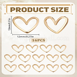 16 шт. Латунные соединительные кольца&nbsp;KK-LP0001-89A