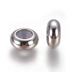 304 Edelstahlperlen&nbsp;STAS-L222-41C-P