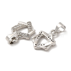 Латунь кубический цирконий кулон&nbsp;KK-K273-07P