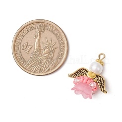 Подвески-ангелы из стеклянных бисеров&nbsp;PALLOY-MZ00713-03