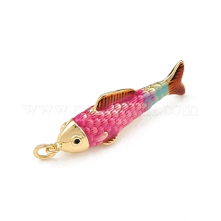 Латунь эмаль подвески&nbsp;KK-L255-03G-B03