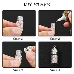 30шт 4 стиля подвески для стеклянных бутылок&nbsp;GLAA-YW0004-23