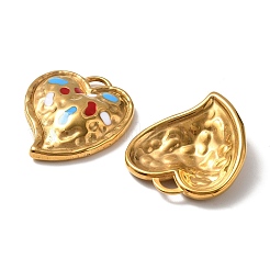 Подвески из нержавеющей стали 304 с эмалью&nbsp;LS-STAS-D373-04G