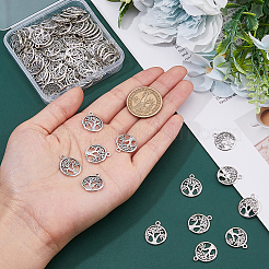 120 шт. Подвески из сплава в тибетском стиле TIBE-DC0001-14B