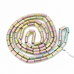 Electroplate non magnetici ematite sintetico fili di perline&nbsp;G-T061-137D