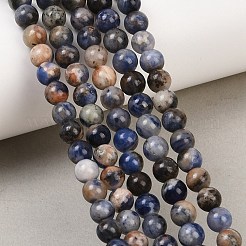 Природный содалит бисер нитей&nbsp;G-D481-12A