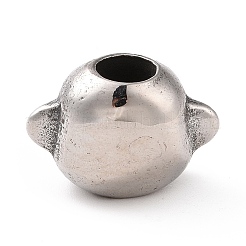 Европейские бусины из нержавеющей стали 304 STAS-M301-21AS