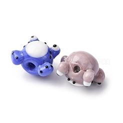 Милые бусины ручной работы в технике лэмпворк LAMP-A006-01