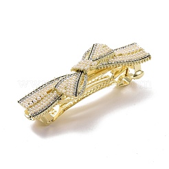 Заколки для волос со стразами из сплава PHAR-D011-04LG