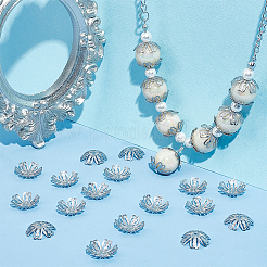 300 шт. колпачок для бусин из нержавеющей стали 304 STAS-UN0056-66