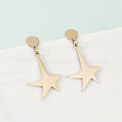 Серьги-гвоздики из нержавеющей стали 304&nbsp;EJEW-Z089-13G