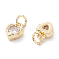 Anhänger aus Zirkonia mit Messingeinlage&nbsp;ZIRC-A019-13G-D